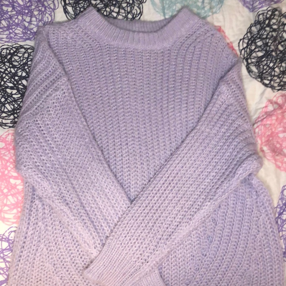 American Eagle Light Purple Sweater